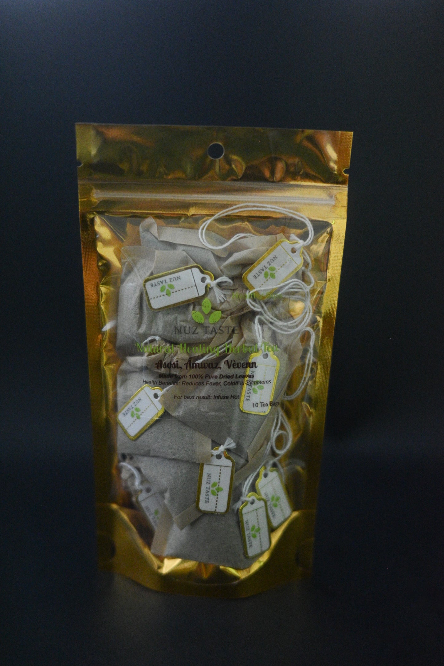 Asosi, Amwaz, Vèvenn Tea Bags